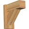 Ekena Millwork Traditional Block Rough Sawn Outlooker, Western Red Cedar, 6"W x 14"D x 14"H OUT06X14X14TRA05RWR - alternate 1